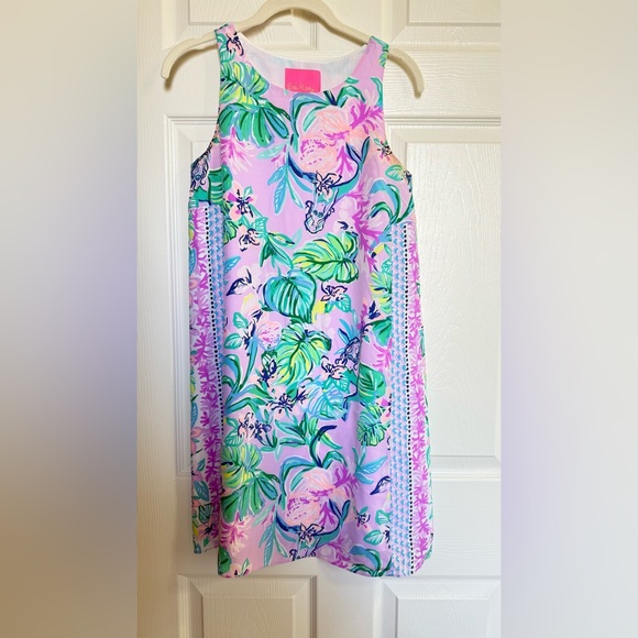 Lilly Pulitzer Dresses & Skirts - Lilly Pulitzer Jackie Silk Shift Mermaid in the Shade